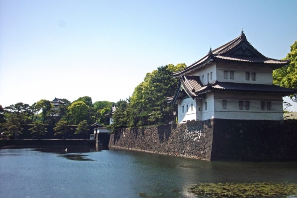 かつて江戸城だった現在の皇居