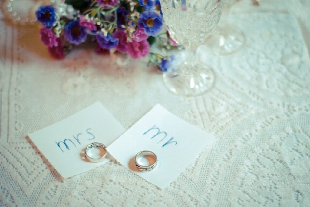 結婚記念日と指輪